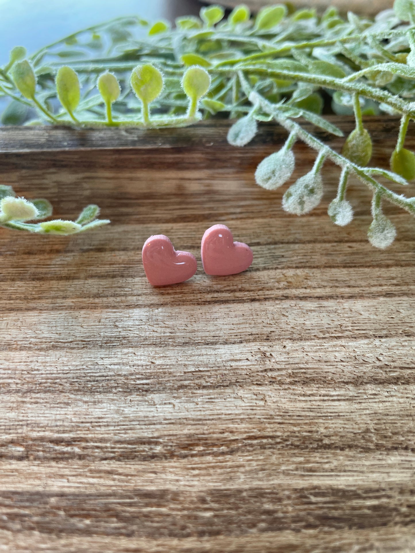 Valentine's Studs - Light Pink