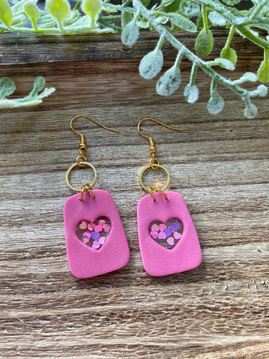 Valentine’s Cutout Hearts - Hot Pink