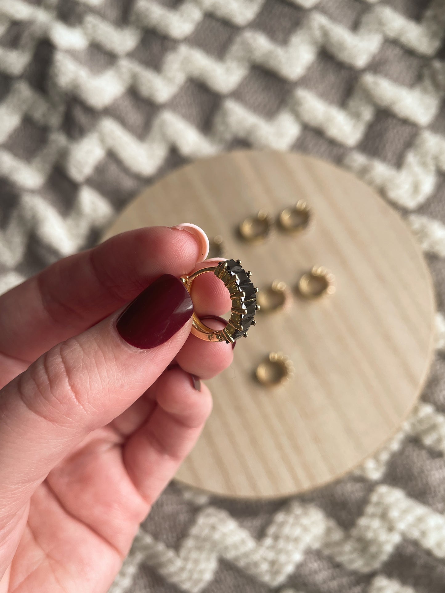 Rectangle CZ Huggie Hoops - Multiple Colors!